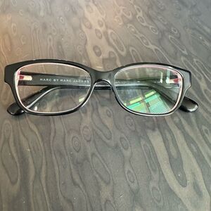 Marc By Marc Jacobs Black and Pink Eyeglasses